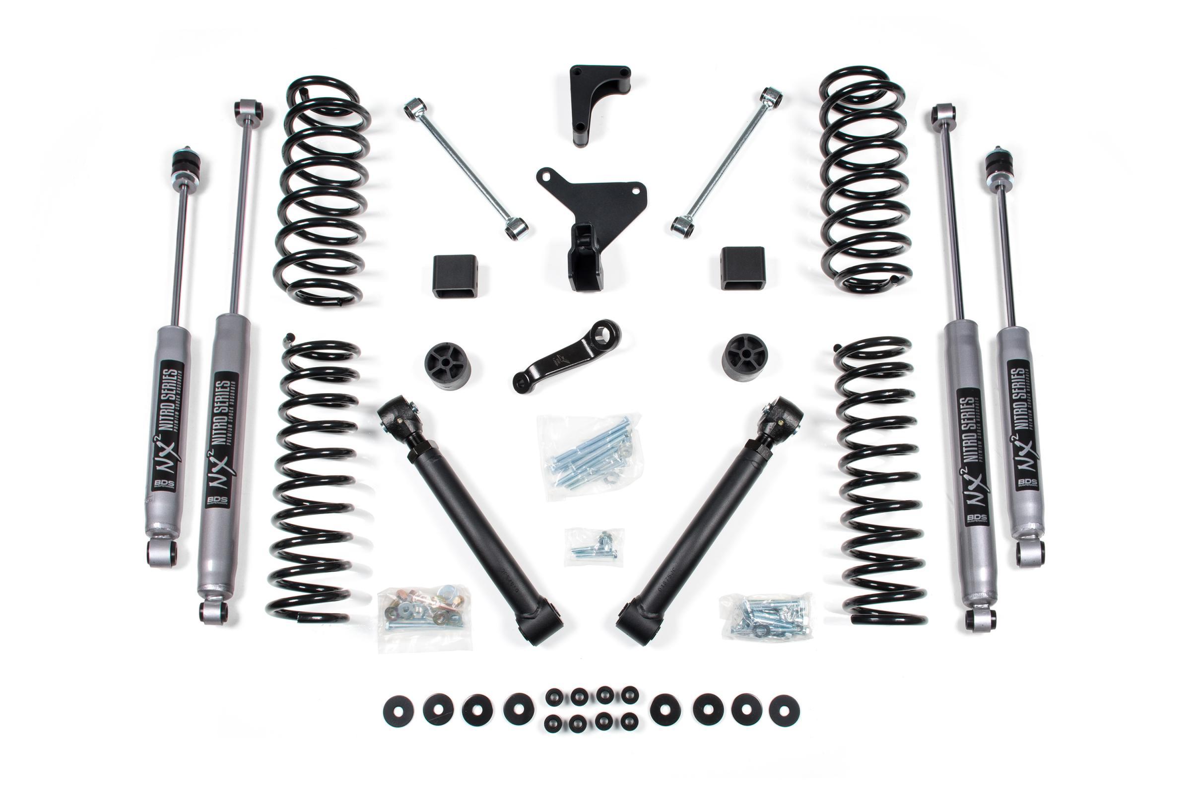 BDS Suspension 4 Inch Lift Kit Jeep Grand Cherokee WJ 99-04 Fox 2.0 Performance Shocks (1999-2004 Grand Cherokee) - BDS448FS