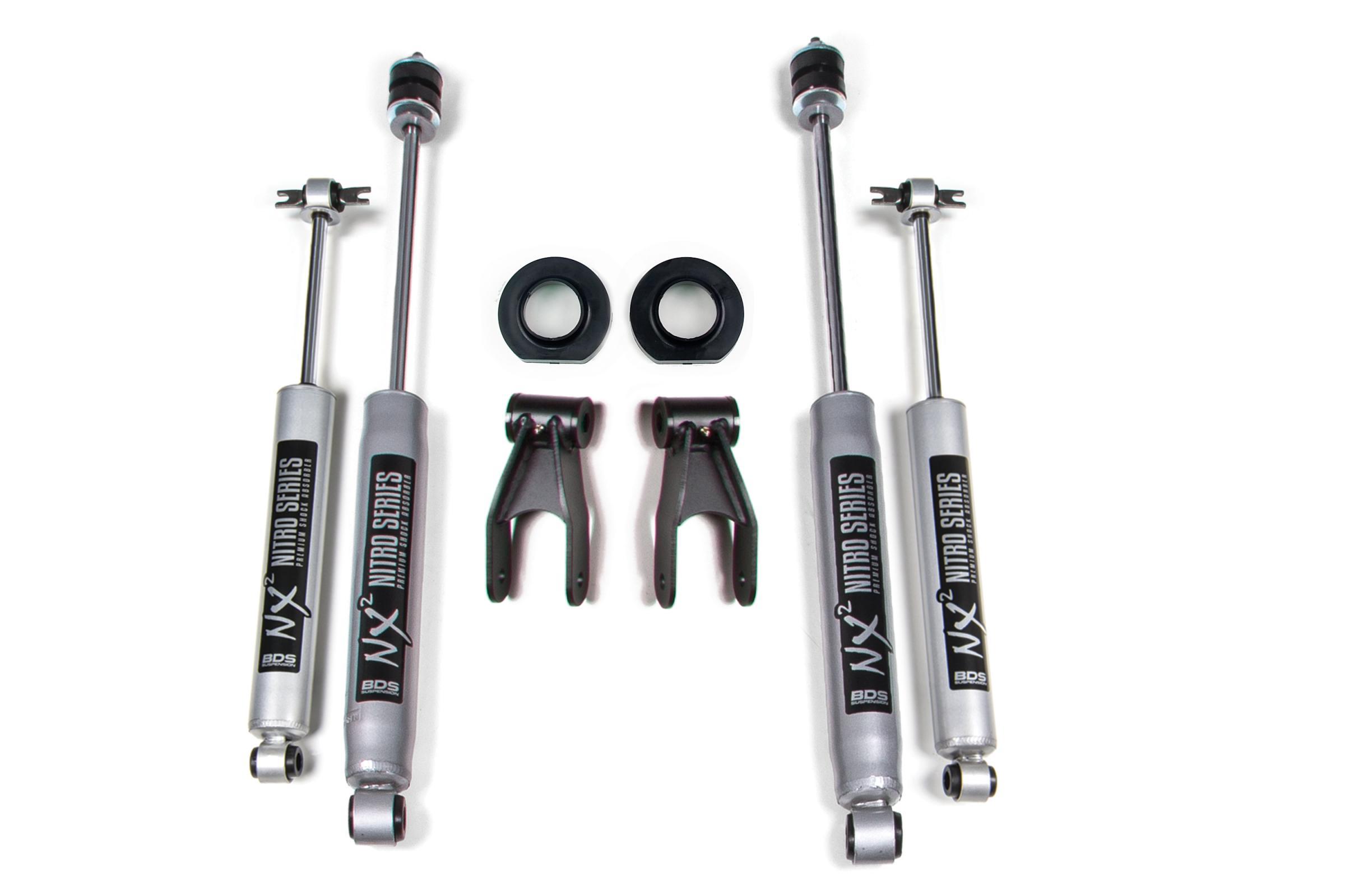 BDS Suspension 0.75 Inch Lift Kit Jeep Commanche MJ 86-91 With NX2 Shocks (1986-1991 Comanche) - BDS484H