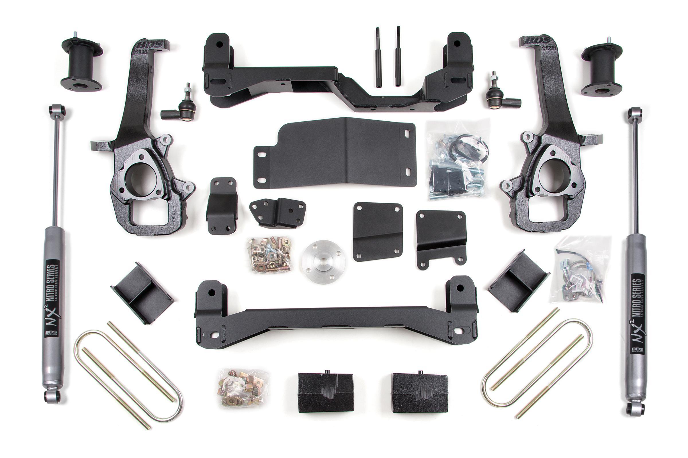 BDS Suspension 4 Inch Lift Kit Dodge Ram 1500 06-08 4WD NX2 Nitro (2006-2008 Ram 1500) - BDS625H