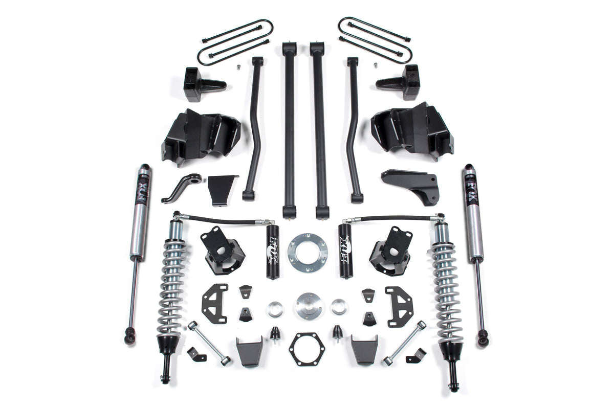 BDS Suspension 6 Inch Lift Kit Long Arm & FOX 2.5 Coil-Over Conversion Dodge Ram 2500 09-13 4WD Fox 2.5 Performance Shocks Diesel Block Kit Fox 2.5 Performance Shocks - BDS629F