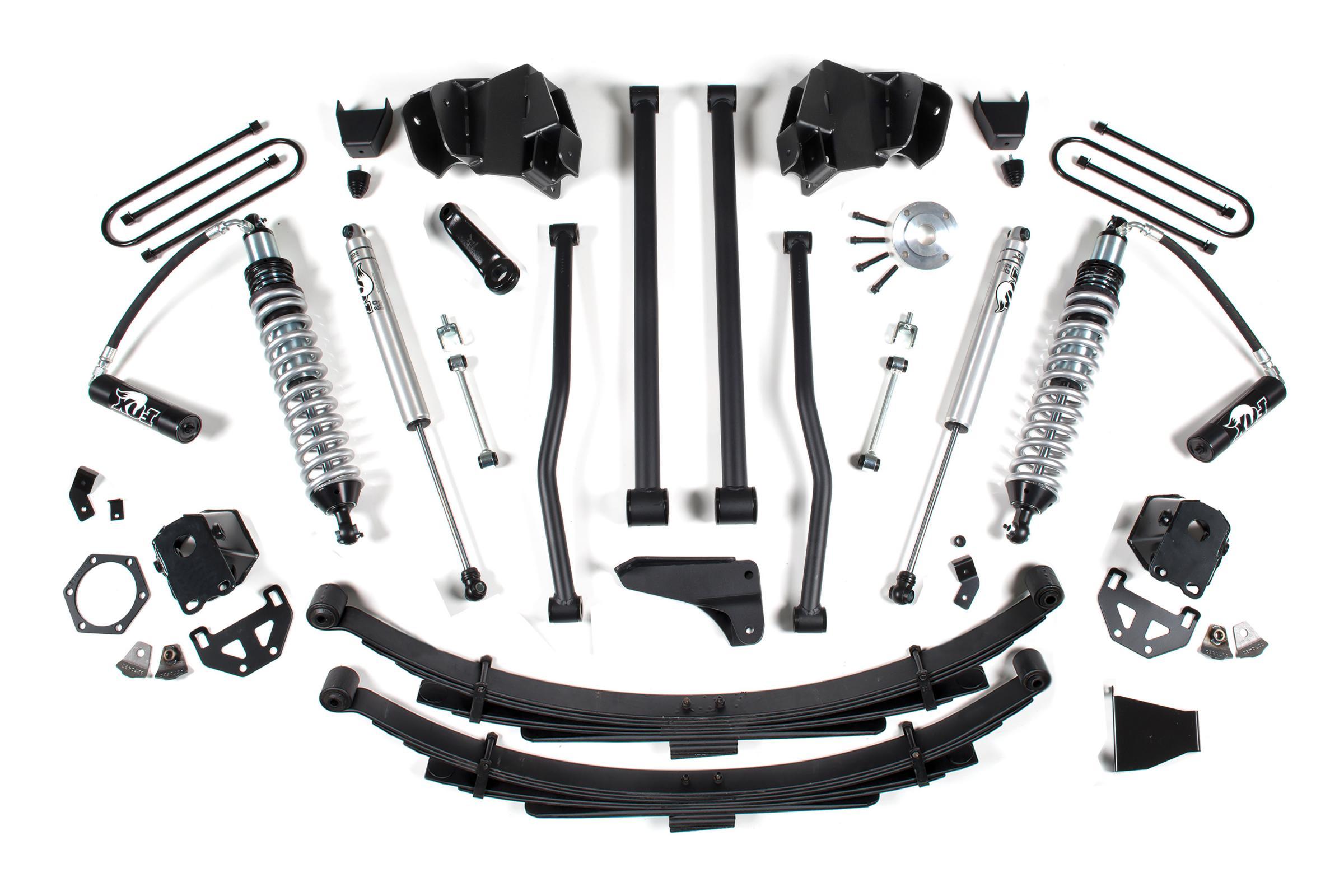 BDS Suspension 6 Inch Lift Kit Long Arm & FOX 2.5 Coil-Over Conversion Dodge Ram 2500/3500 03-07 4WD Fox 2.5 Performance Shocks Diesel Block Kit Fox 2.5 Performance Shocks - BDS647F