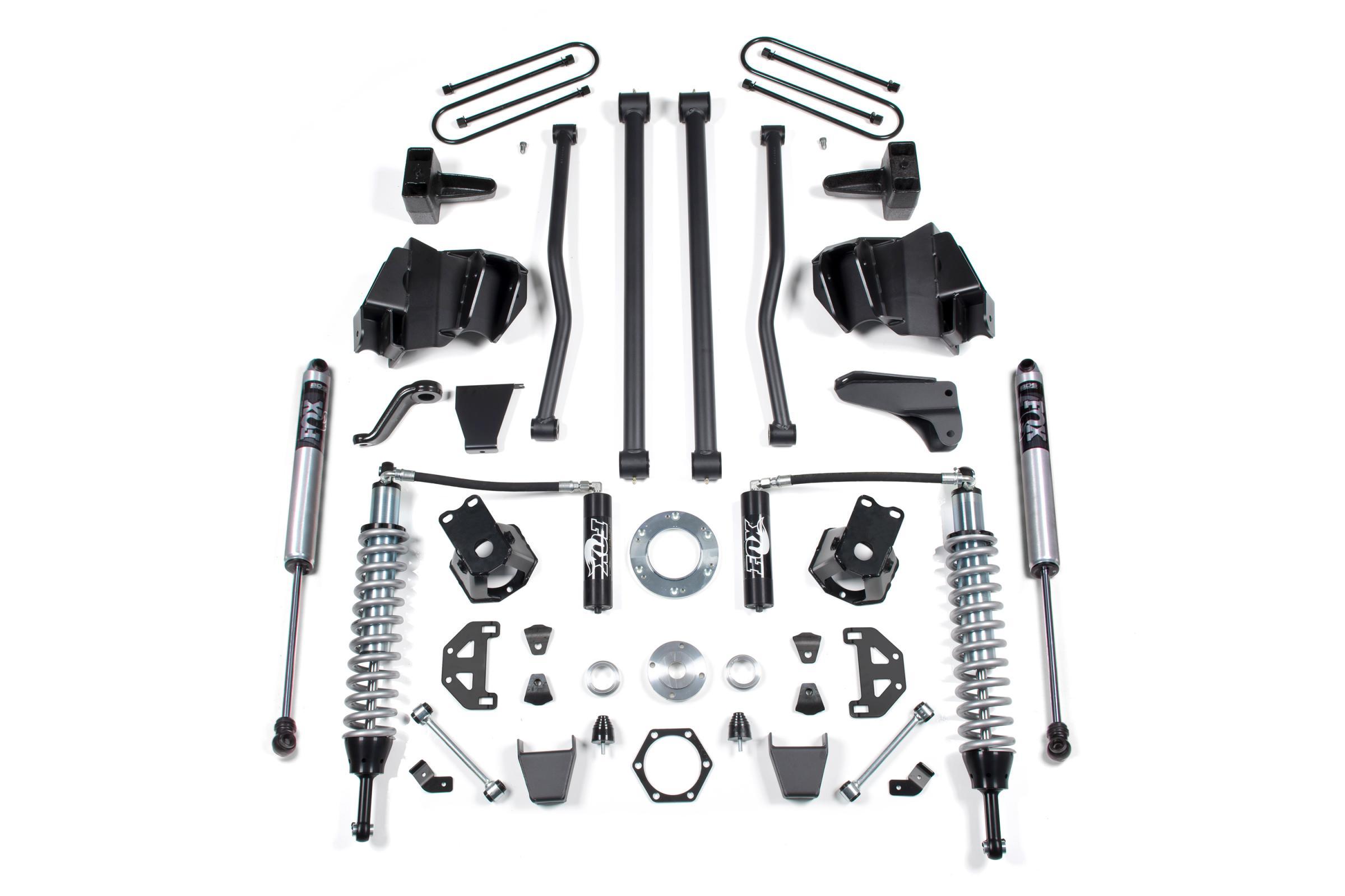 BDS Suspension 6 Inch Lift Kit Long Arm & FOX 2.5 Coil-Over Conversion Dodge Ram 2500/3500 2008 4WD Fox 2.5 Performance Shocks Diesel Rear Leaf Springs Fox 2.5 Performance Shocks - BDS683F