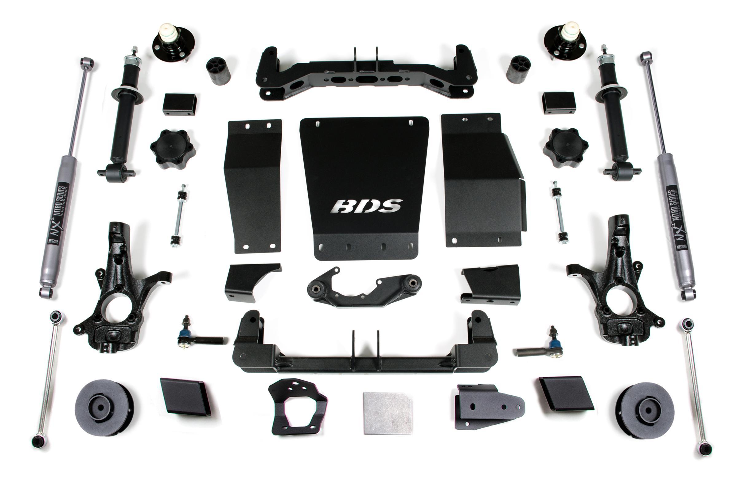 BDS Suspension 4 Inch Lift Kit Chevy/GMC Suburban Tahoe Yukon/XL 1500 15-19 4WD Aluminum / Stamped Steel Fox 2.0 Performance (2015-2019 Yukon, Yukon XL, Tahoe, Suburban) - BDS734FS