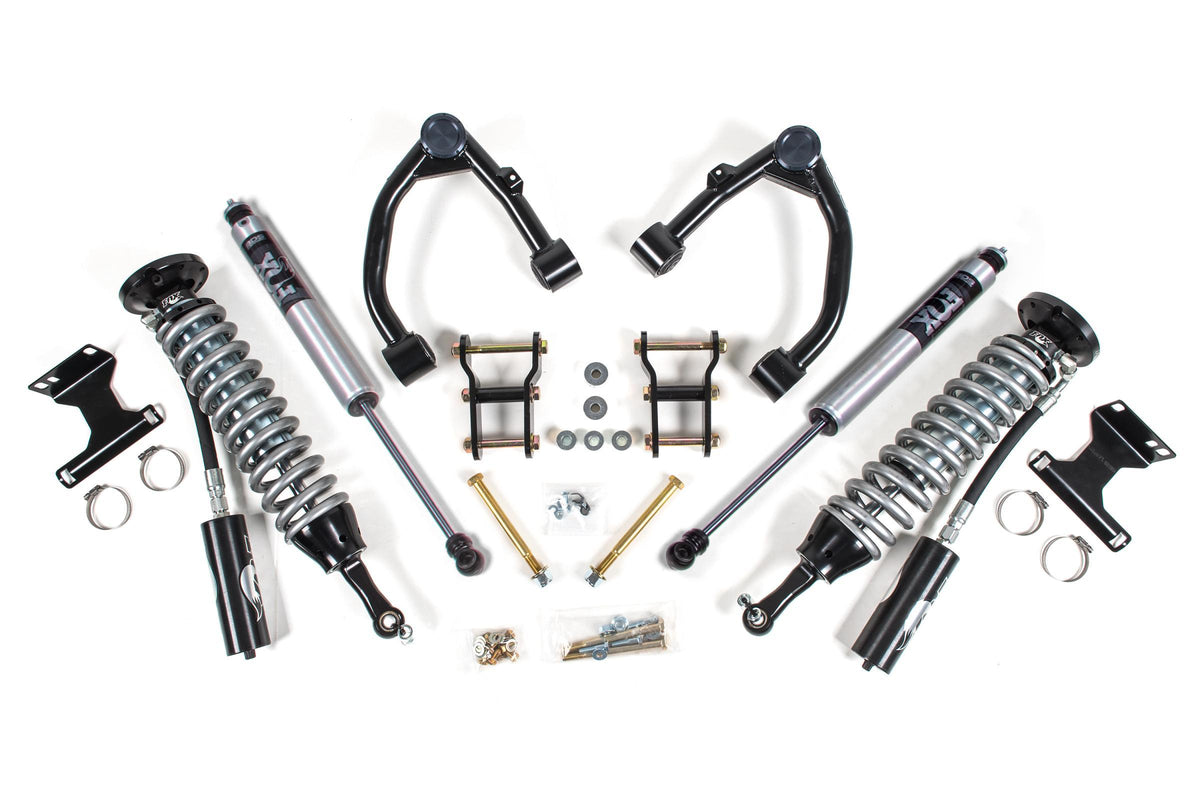 BDS Suspension 3 Inch Lift Kit FOX 2.5 Coil-Over Toyota Tundra 07-21 2/4WD Fox 2.5 Performance Shocks (2007-2021 Tundra) - BDS824FDSC