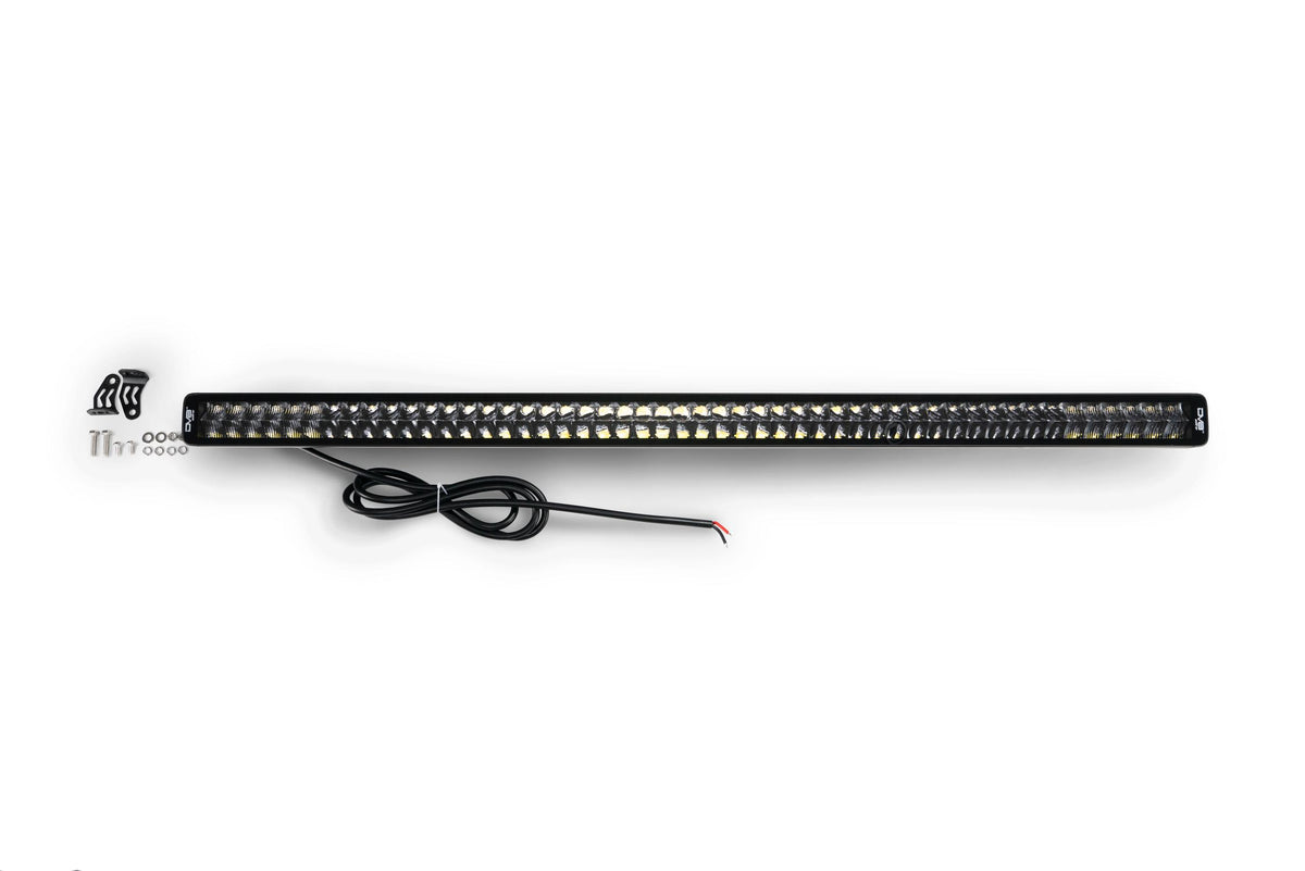 DV8 Offroad Universal 52 Inch Dual Row Led Light Bar With Flood/Spot Pattern And Side Mounts - BE52EW500W