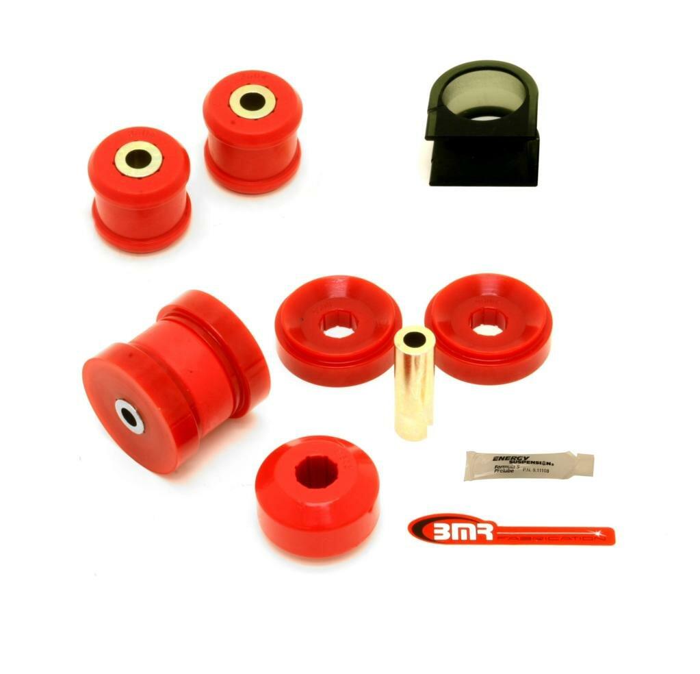 BMR BK022 Black / Red Front Suspension Bushing Kit (BK008, BK018, BK019) 5th Gen 2010 - 2015 Chevy