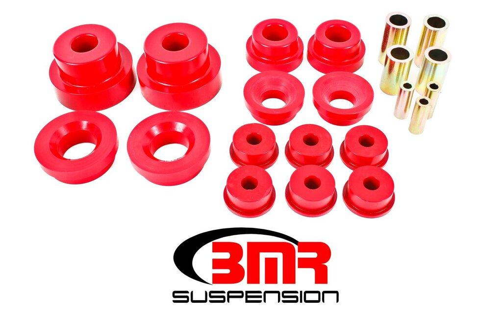 BMR BK030 Red Rear Cradle Bushing Kit, Pro Version (BK024, BK029) 5th Gen 2010 - 2015 Chevy