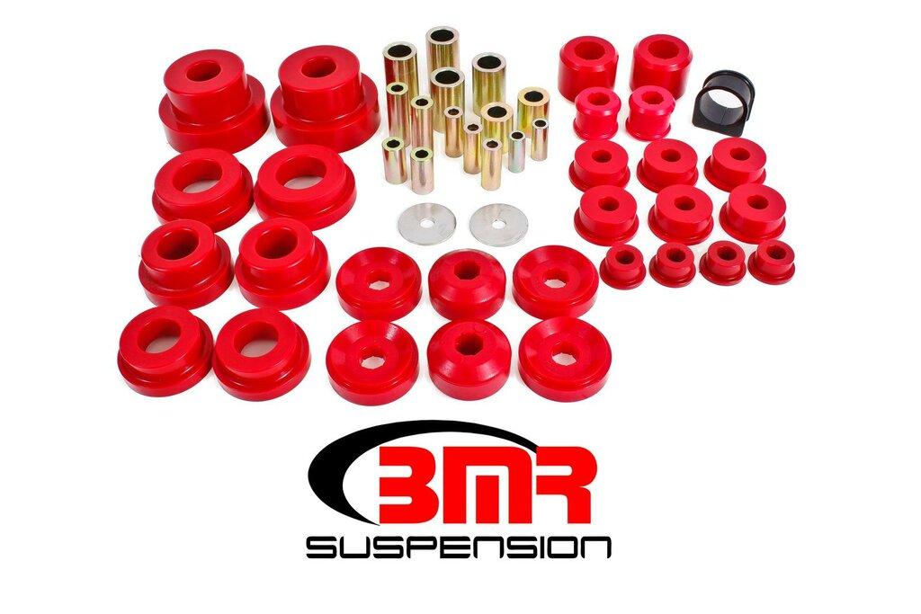 BMR BK031 Black / Red Total Suspension Bushing Kit, Pro Version (BK030,021,022) 5th Gen 2010 - 2013 Chevy