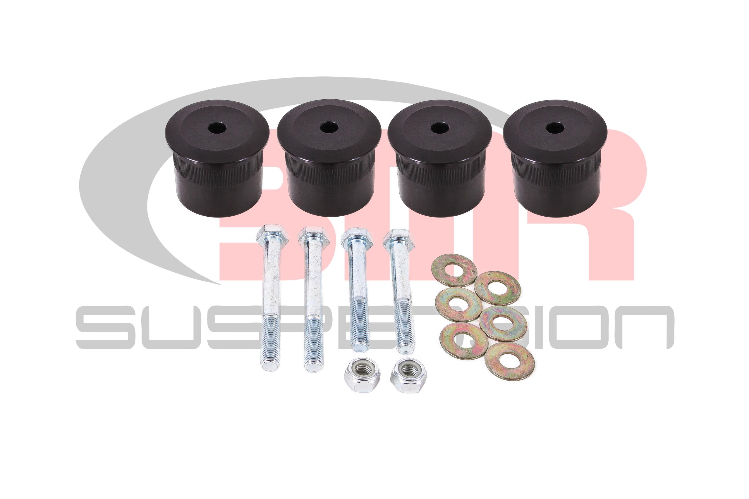 BMR BK050 Billet Aluminum Differential Bushing Kit (2015-2023 Mustang S550 / 2026 Mustang S650 GT / V6 / Ecoboost)