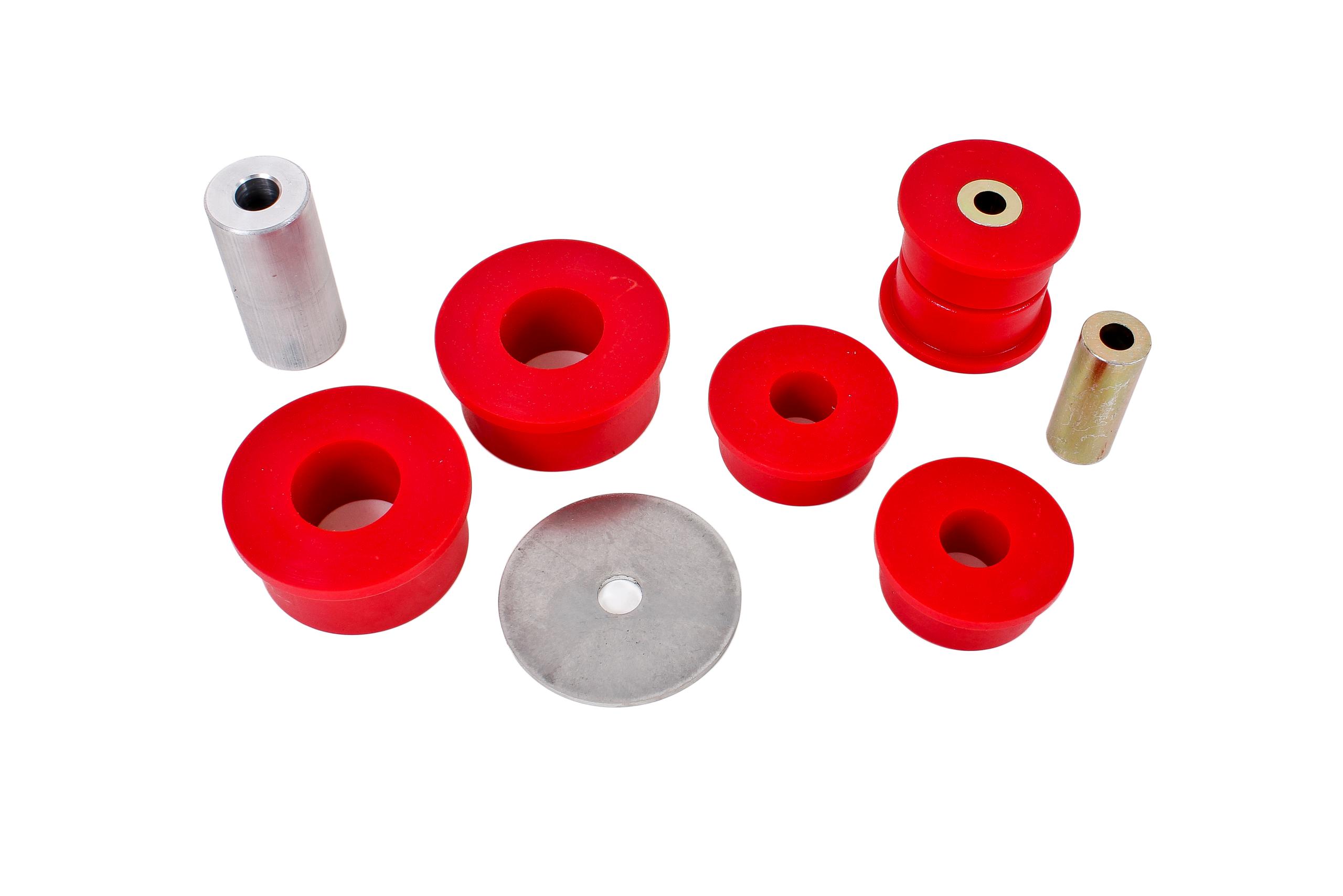 BMR BK058 Red Bushing Kit, Differential, Polyurethane 6th Gen 2016-2020 Chevy