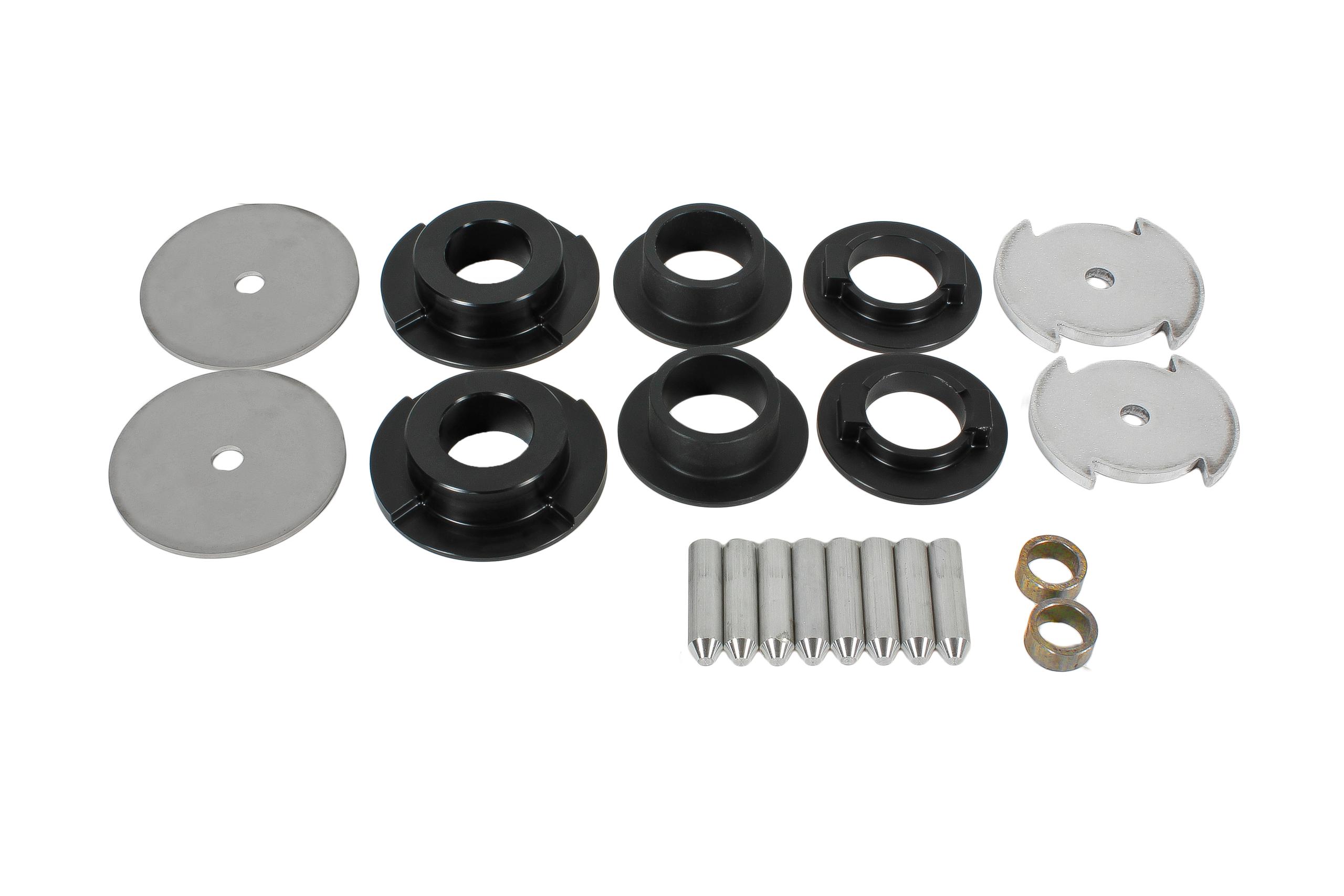 BMR BK063 Black Bushing Kit, Rear Cradle, Lockout 6th Gen 2016-2020 Chevy