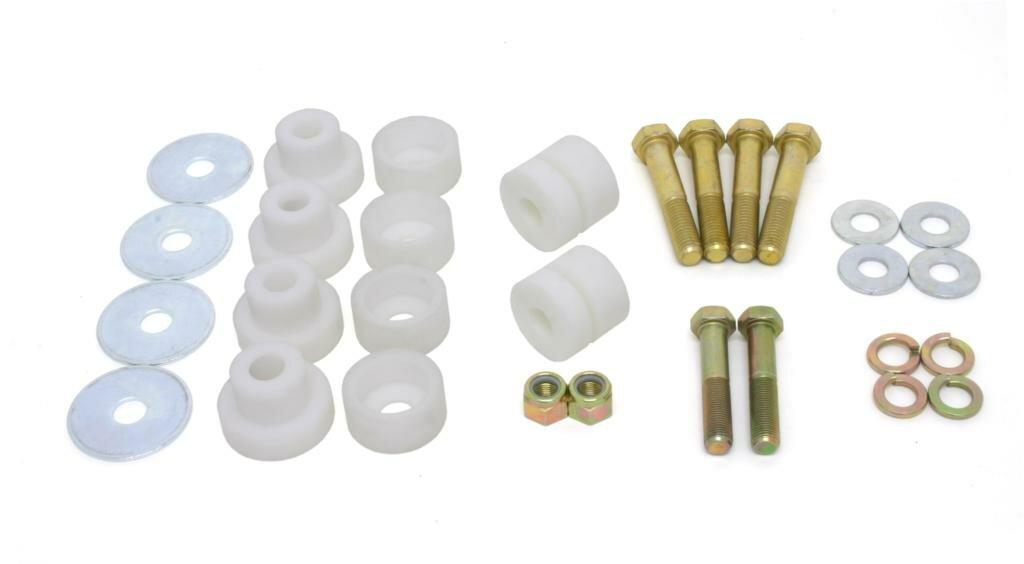 BMR BMB001 Delrin Body Mount Bushing Kit, Front Subframe 1st Gen F-Body 1967 - 1981 Chevrolet, Pontiac