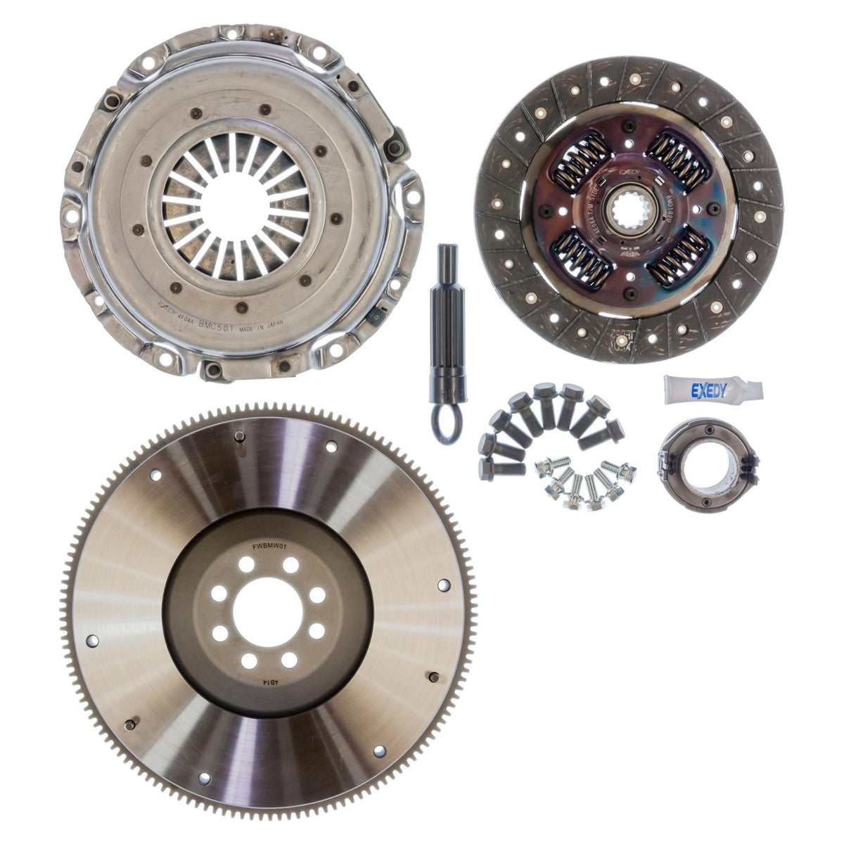 Exedy Racing EXEDY OEM Clutch Kit for Solid Flywheel Conversion for BMW (2002-2008 Cooper) - BMK1001FW
