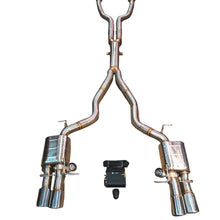 Valvetronic Designs 2005-2010 BMW E60 M5 5.0L Catback T304 Stainless Steel Brushed 3.5 Inch Outlet Tips - BMW.E60.M5.VSES.BR