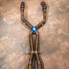 Valvetronic Designs 2008-2011 BMW E90,E92 M3 4.0L 200 Cell Full Exhaust System Grade 5 Titanium Forged Carbon 3.5 Inch Outlet Tips - BMW.E9X.M3.VSES.2CC.TI.FC