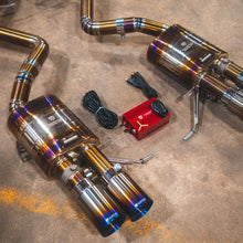 Valvetronic Designs 2008-2011 BMW E90,E92 M3 4.0L 200 Cell Full Exhaust System Grade 5 Titanium Forged Carbon 3.5 Inch Outlet Tips - BMW.E9X.M3.VSES.2CC.TI.FC