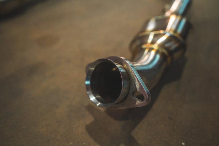 Valvetronic Designs 2008-2011 BMW E90,E92 M3 4.0L Full Exhaust System T304 Stainless Steel Carbon Fiber 3.5 Inch Outlet Tips - BMW.E9X.M3.VSES.FF.BR.RC