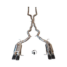 Valvetronic Designs 2011-2016 BMW F10 M5 4.4L Catback T304 Stainless Steel Forged Carbon 3.5 Inch Outlet Tips - BMW.F10.M5.VSES.BR.FC