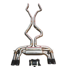 Valvetronic Designs 2015-2018 BMW F85 X5M, F86 X6M 4.4L Catback T304 Stainless Steel Brushed 3.5 Inch Outlet Tips - BMW.F85.X5M.VSES.BR.BRSH