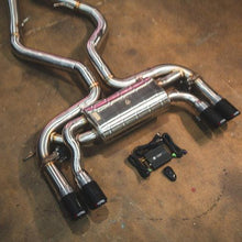 Valvetronic Designs 2015-2018 BMW F85 X5M, F86 X6M 4.4L Catback T304 Stainless Steel Brushed 3.5 Inch Outlet Tips - BMW.F85.X5M.VSES.BR.BRSH