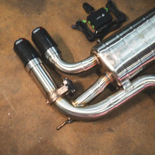 Valvetronic Designs 2015-2018 BMW F85 X5M, F86 X6M 4.4L Catback T304 Stainless Steel Brushed 3.5 Inch Outlet Tips - BMW.F85.X5M.VSES.BR.BRSH