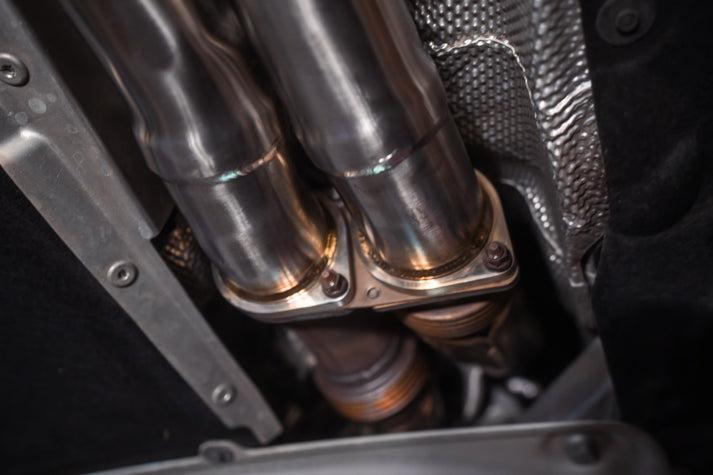 Valvetronic Designs 2014-2020 BMW F80,F82 M3,M4 3.0L Catback T304 Stainless Steel Brushed 3.5 Inch Outlet Tips - BMW.F8X.M3.M4.VSES.BR.BRSH
