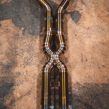 Valvetronic Designs 2020-2025 BMW F95 X5M 4.4L Catback Grade 5 Titanium Burnt 3.5 Inch Outlet Tips - BMW.F95.X5M.VSES.TI.BRT