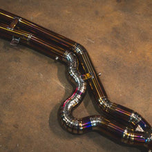 Valvetronic Designs 2019-2025 BMW F97,F98 X3M,X4M 3.0L Equal Length Catback Grade 5 Titanium Brushed 3.5 Inch Outlet Tips - BMW.F9X.X3M.VSES.EL.TI.BRSH