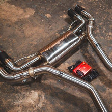 Valvetronic Designs 2019-2025 BMW G20, M340i 3.0L Catback T304 Stainless Steel Carbon Fiber 4.0 Inch Outlet Tips - BMW.G20.M340i.VSES.BR.RC
