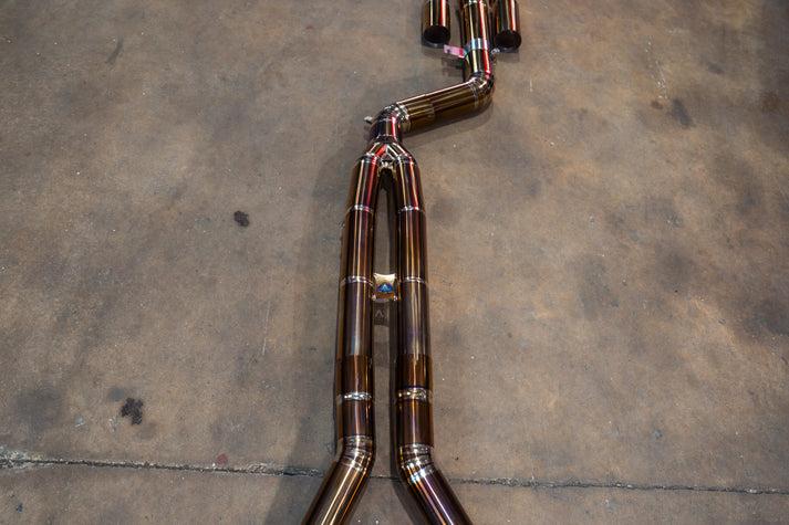Valvetronic Designs 2019-2025 BMW G20, M340i 3.0L Catback Grade 5 Titanium Black 3.5 Inch Outlet Tips - BMW.G20.M340i.VSES.TI.BLK
