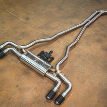 Valvetronic Designs 2017-2023 BMW G30, 530i 2.0L Catback Grade 5 Titanium Brushed 3.5 Inch Outlet Tips - BMW.G30.530i.VSES.TI.BRSH