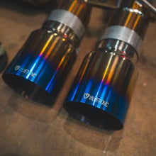 Valvetronic Designs 2022-2025 BMW G87, M2 3.0L Axleback Grade 5 Titanium Titanium 4.0 Inch Outlet Tips - BMW.G87.M2.AXL.TI.TIBRT