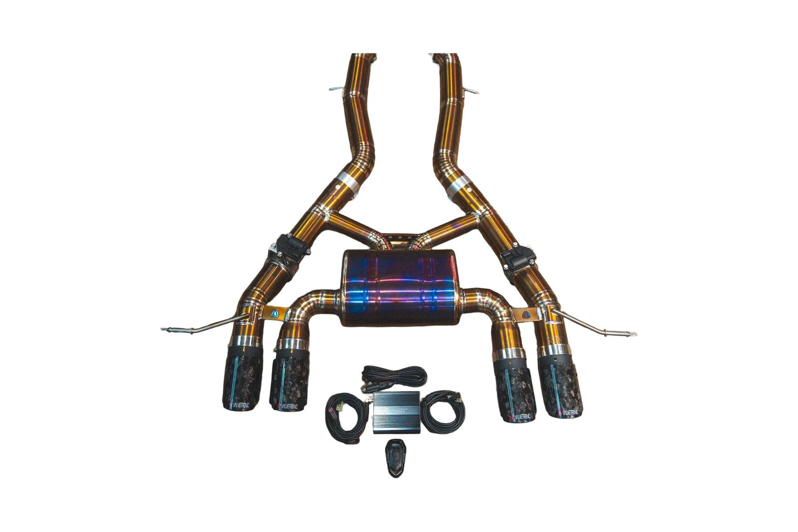 Valvetronic Designs BMW G8x M3 / M4 Valved Sport Exhaust System AXLEBACK ONLY - BMW.G8X.M3.AXL.TI.FC