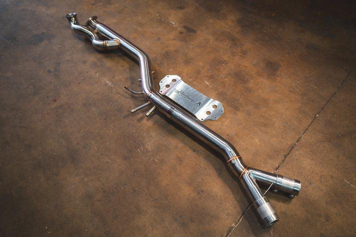 Valvetronic Designs 2022-2025 BMW G80,G82 M3,M4 3.0L Midpipe, T304 Stainless Steel - BMW.G8X.M3.MP.BR
