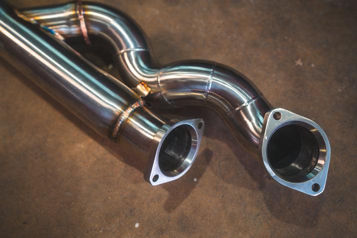 Valvetronic Designs 2022-2025 BMW G80,G82 M3,M4 3.0L Midpipe, T304 Stainless Steel - BMW.G8X.M3.MP.BR