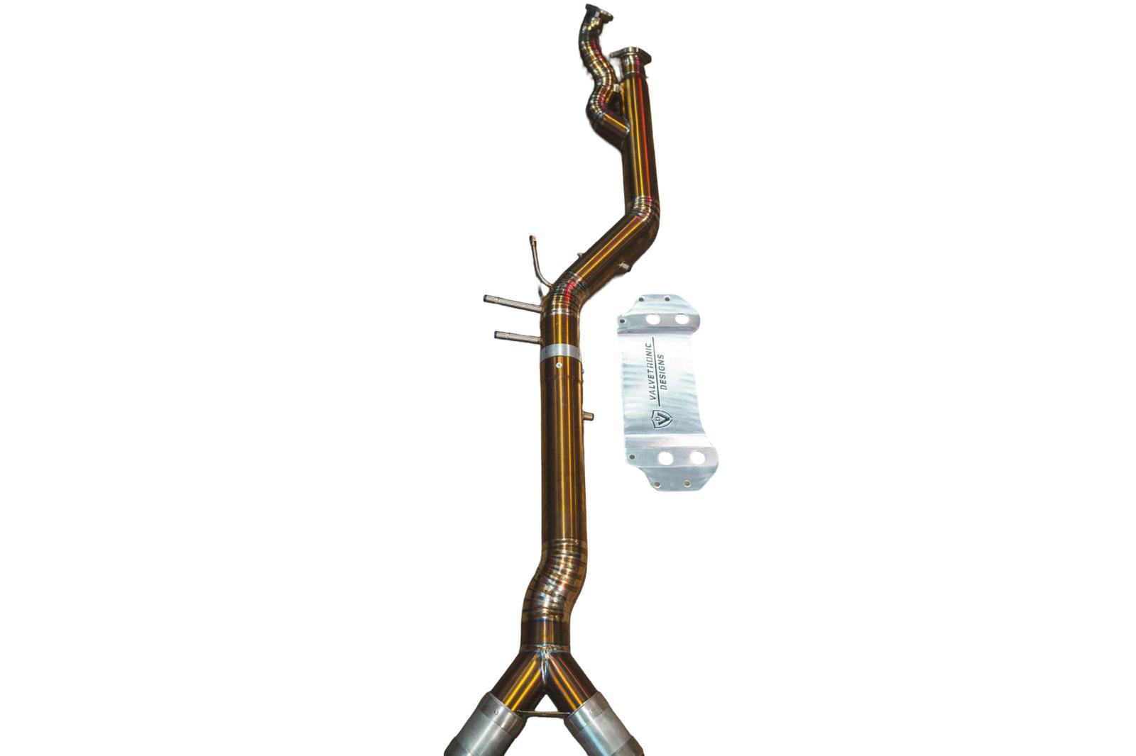 Valvetronic Designs BMW G8x M3 / M4 Valved Sport Exhaust System MIDPIPE ONLY - BMW.G8X.M3.MP.TI