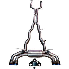 Valvetronic Designs 2025-2026 BMW G90, G99 M5 4.4L Catback Exhaust System Grade 5 Titanium Black 3.5 Inch Outlet Tips - BMW.G90.M5.VSES.TI.BLK