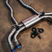 Valvetronic Designs 2025-2026 BMW G90, G99 M5 4.4L Catback Exhaust System Grade 5 Titanium Black 3.5 Inch Outlet Tips - BMW.G90.M5.VSES.TI.BLK