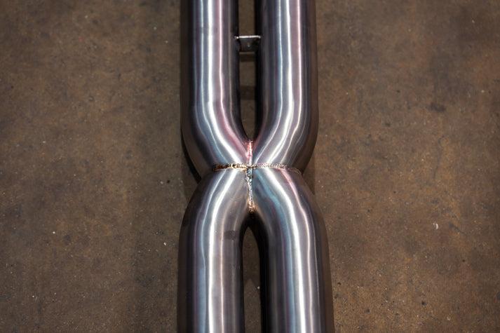 Valvetronic Designs 2025-2026 BMW G90, G99 M5 4.4L Catback Exhaust System Grade 5 Titanium Black 3.5 Inch Outlet Tips - BMW.G90.M5.VSES.TI.BLK