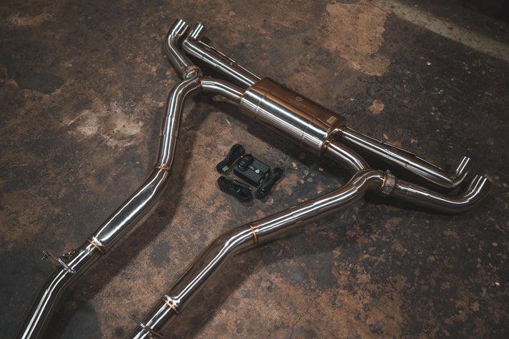 Valvetronic Designs 2019-2025 BMW G05 X7 4.4L Catback T304 Stainless Steel Reuses OEM Style Tips - BMW.X7.G07.V8.VSES.BR