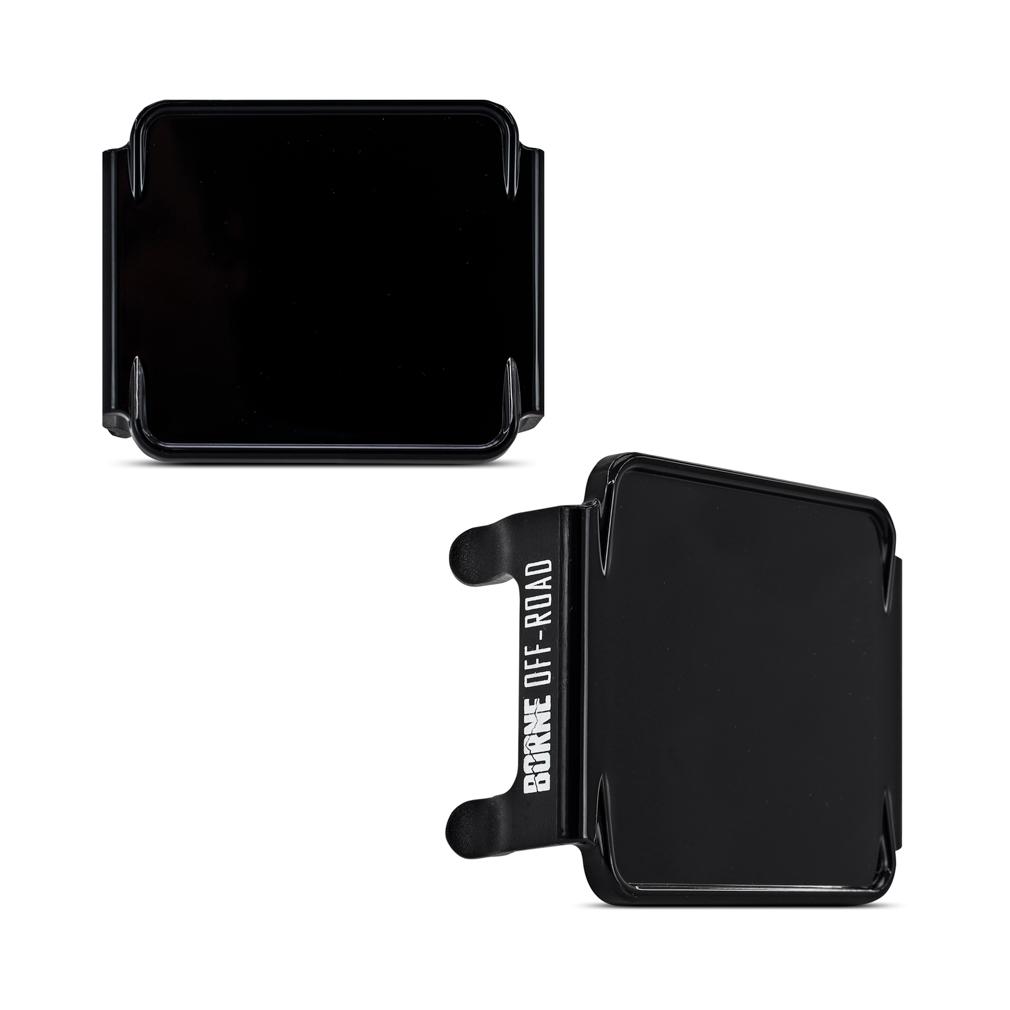 Mishimoto Borne Off-Road Light Pod Covers Black - BNLT-COV-PODBK