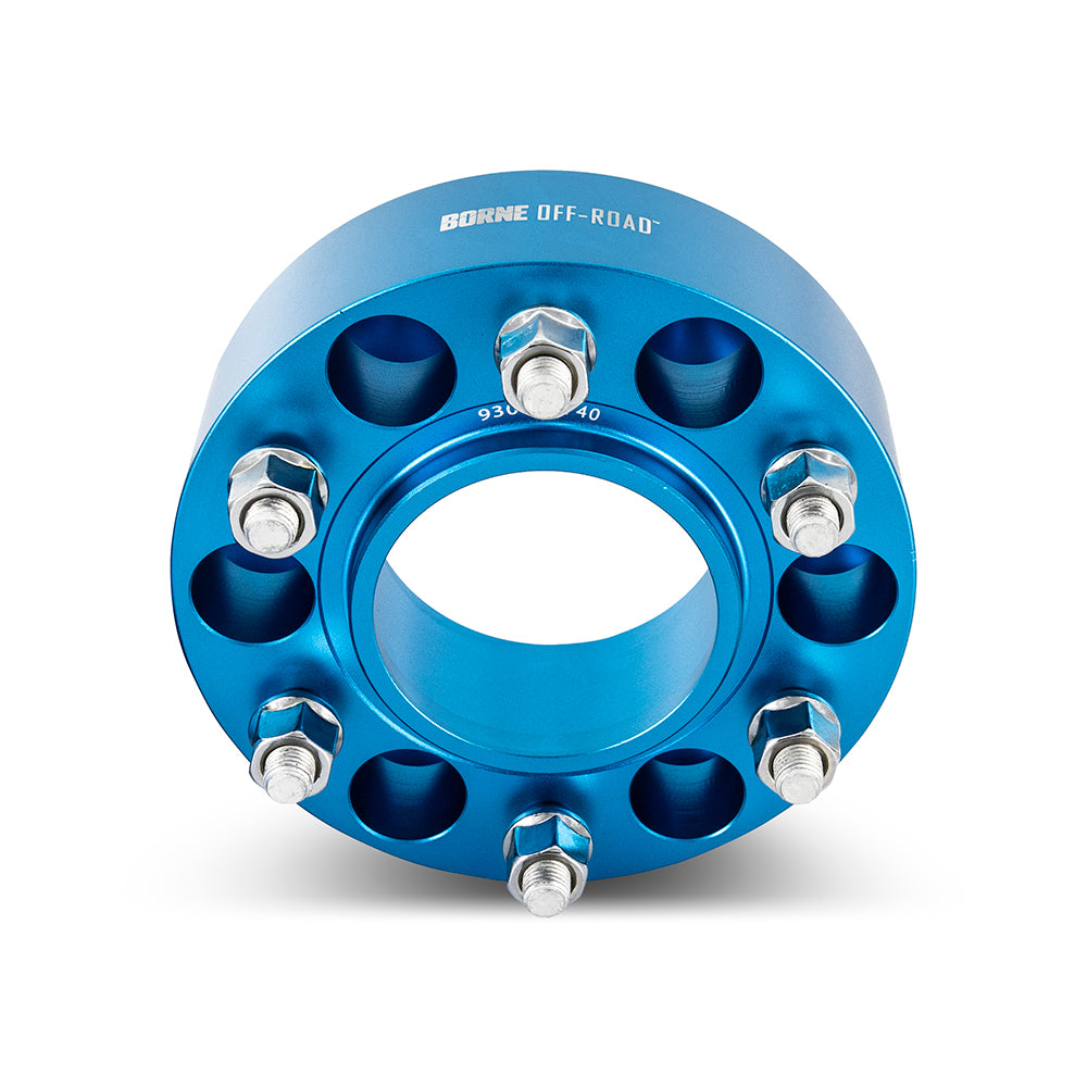 Borne Off Road Wheel Spacers - 6x139.7 - 77.8 CB - 50mm - Blue