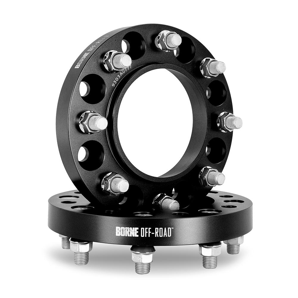 Mishimoto Wheel Spacers 8X165.1 116.7 Center Bore M14X1.5 32Mm Black (1979-2024 Chevrolet, GMC, Hummer Fitment) - BNWS-008-320BK