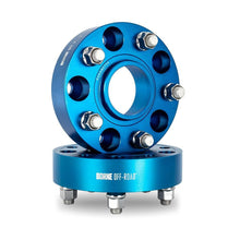 Mishimoto Wheel Spacers, 5X127, 71.6mm Center Bore, M14 X 1.5, 1.50-in Thick, Blue (2011-2020 Durango, Grand Cherokee, Wrangler, Gladiator) - BNWS-003-381BL