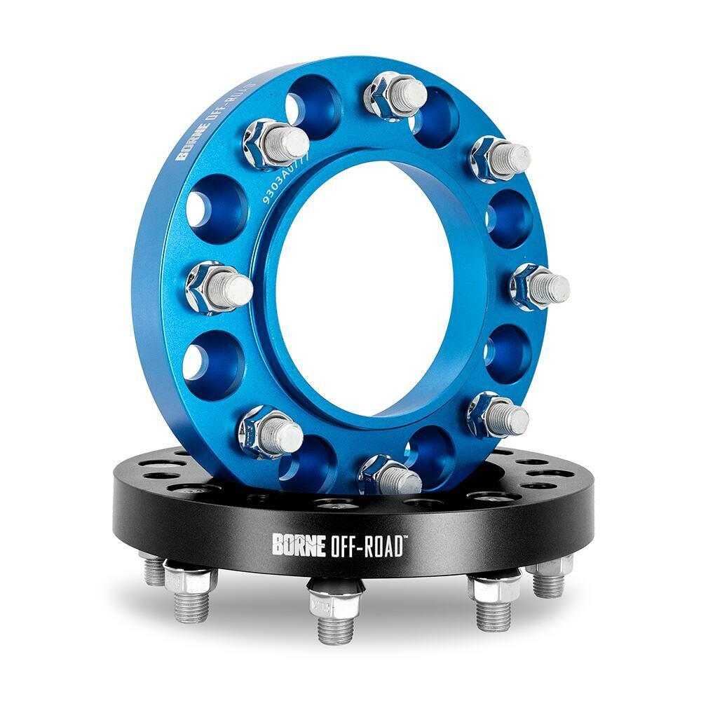Mishimoto Wheel Spacers, 8X165.1, 121.3Mm Center Bore, M14 X 1.5, 32Mm Thick, Blue - BNWS-006-320BL