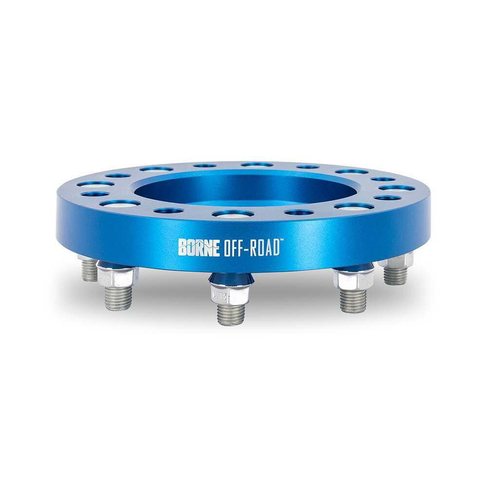 Mishimoto Wheel Spacers, 8X165.1, 121.3Mm Center Bore, M14 X 1.5, 32Mm Thick, Blue - BNWS-006-320BL