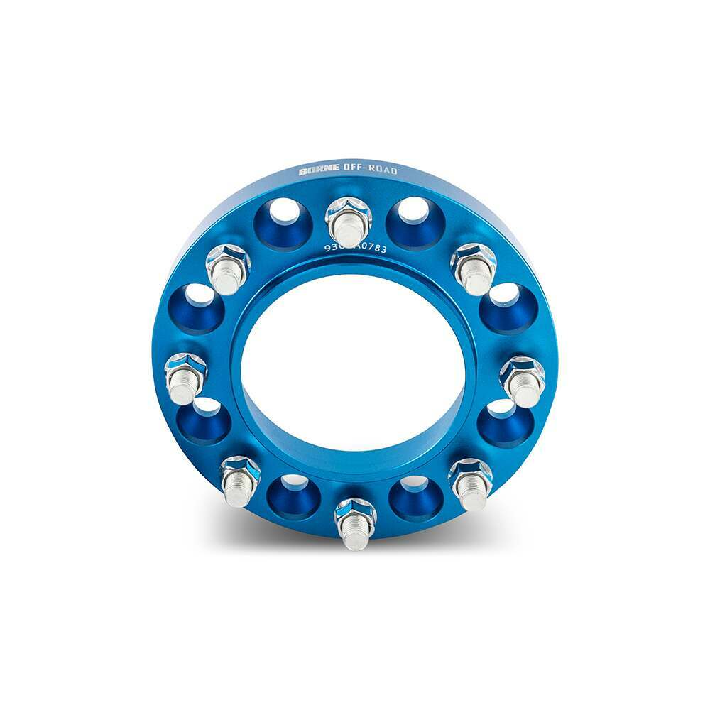 Mishimoto Wheel Spacers, 8X165.1, 121.3Mm Center Bore, M14 X 1.5, 38.1Mm Thick, Blue - BNWS-006-381BL