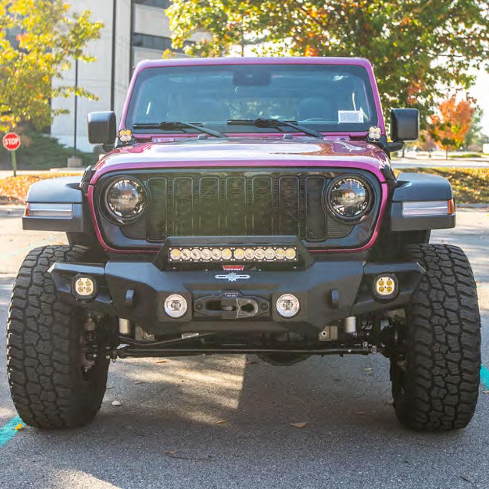 Rock Slide Engineering Combo Mid Front And Full Rear Bumpers For 18-25 Jeep Wrangler JL 2-4 Door (2018-2024 Wrangler) - BPS-1000