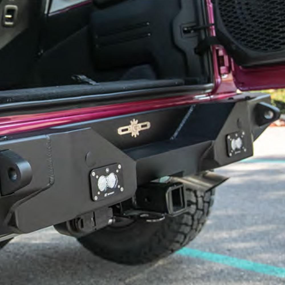 Rock Slide Engineering Combo Mid Front And Full Rear Bumpers For 18-25 Jeep Wrangler JL 2-4 Door (2018-2024 Wrangler) - BPS-1000