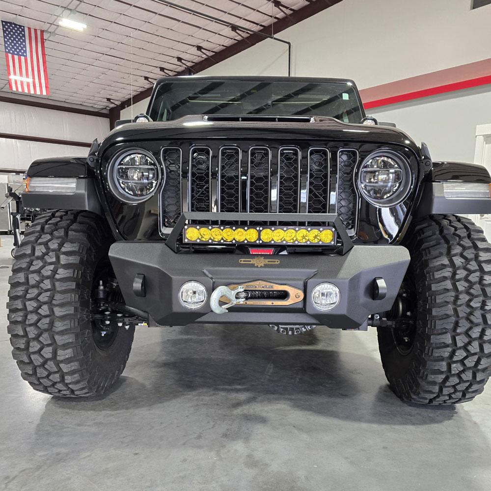 Rock Slide Engineering Combo Shorty Front And Full Rear Bumpers For 18-25 Jeep Wrangler JL 2-4 Door (2018-2024 Wrangler) - BPS-1010